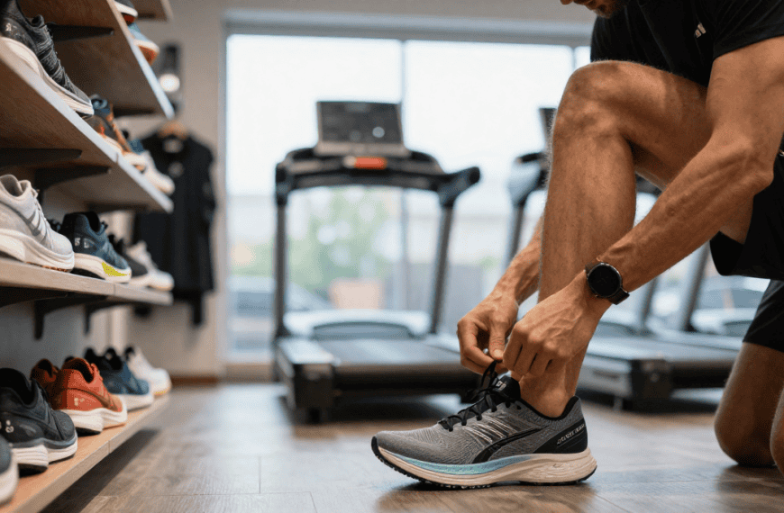 Chaussures de sport confortables pour homme, parfaites pour la course ou la marche.