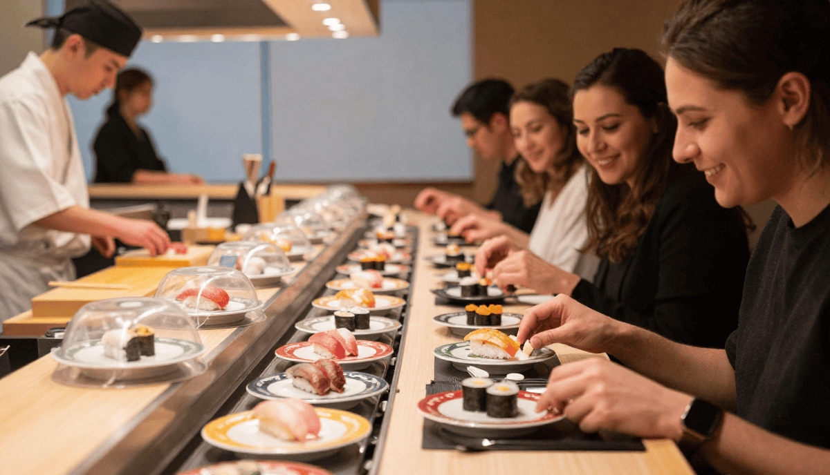 Sushi en atelier : apprendre à préparer des sushis dans un restaurant japonais.