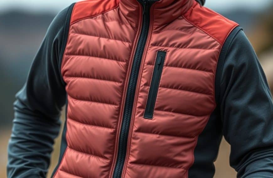 Veste de randonnée légère en tissu imperméable et respirant, idéale pour activités outdoor.