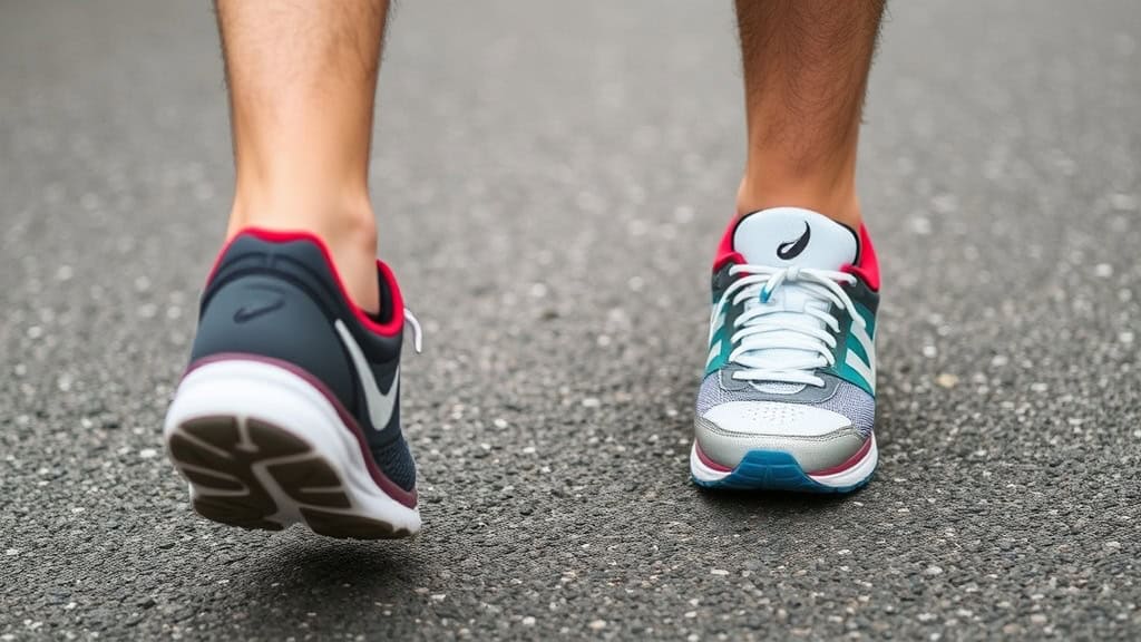 Chaussures de course Nike pour homme, confortables et légères, adaptées à la pratique sportive.