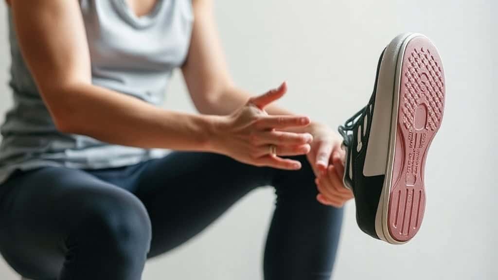Chaussure de sport pour femme en mouvement, idéale pour la course ou l'entraînement. Confort et perf.