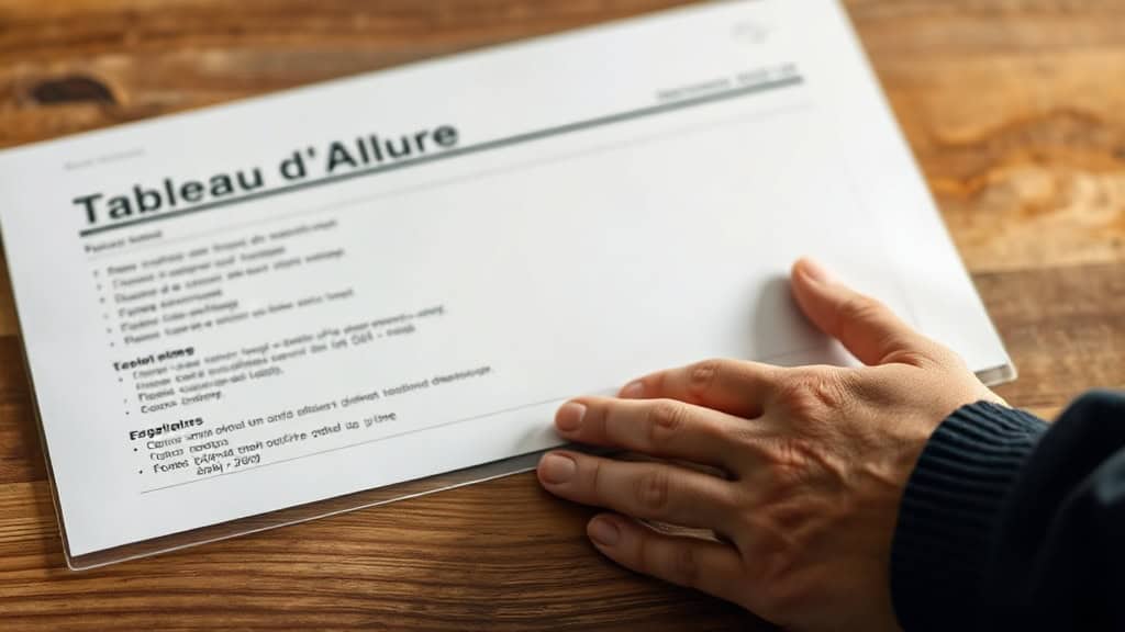 tableau allure vma — illustration de la section : Comment lire un tableau d’allure VMA sans courir trop vite ?