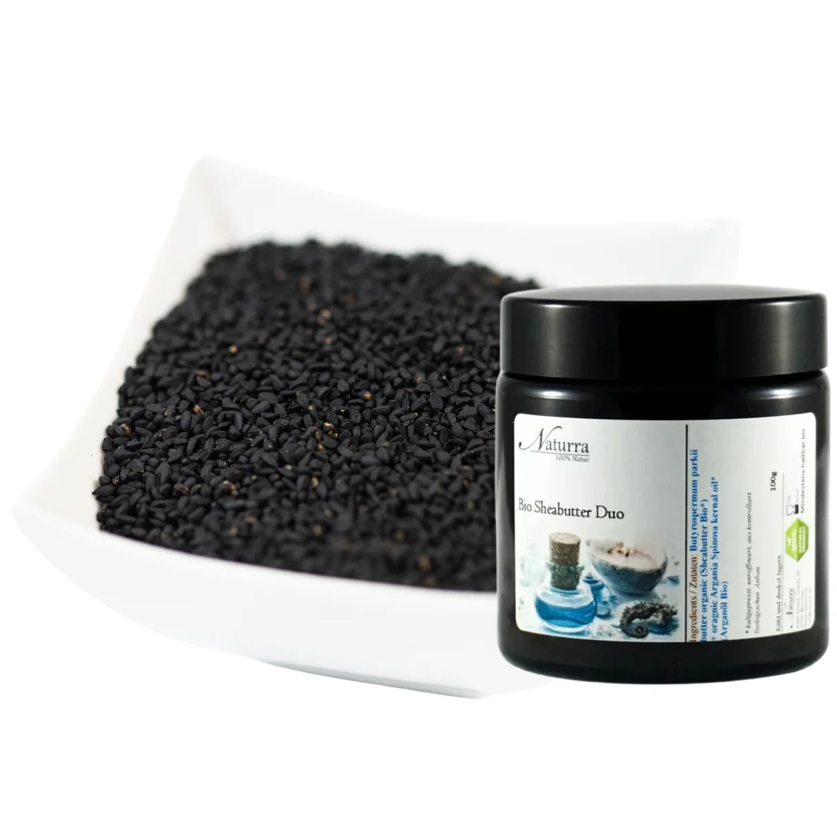 Bio Schwarzkümmel-Butter mit Sheabutter und Schwarzkümmelöl – beruhigt & nährt die Haut