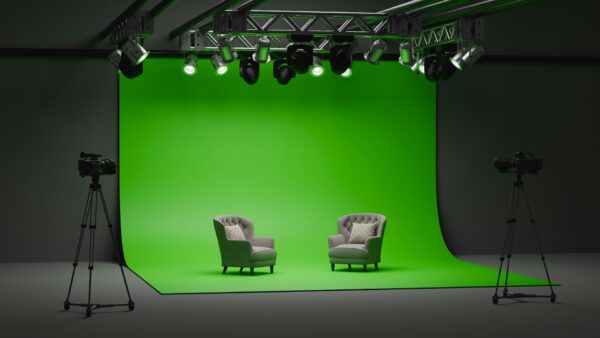 green screen set up
