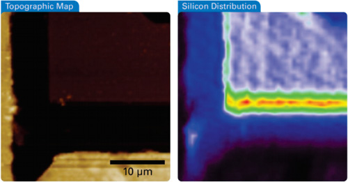 AFM-Raman on silicon