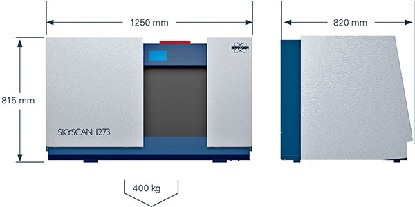 Bruker SkyScan 1273 dimensions
