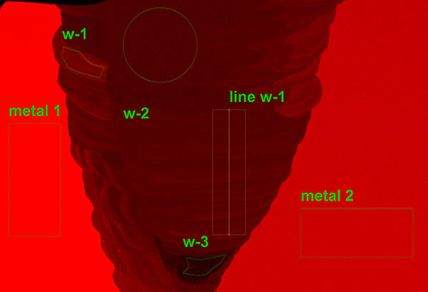 Micro-XRF analysis of steel