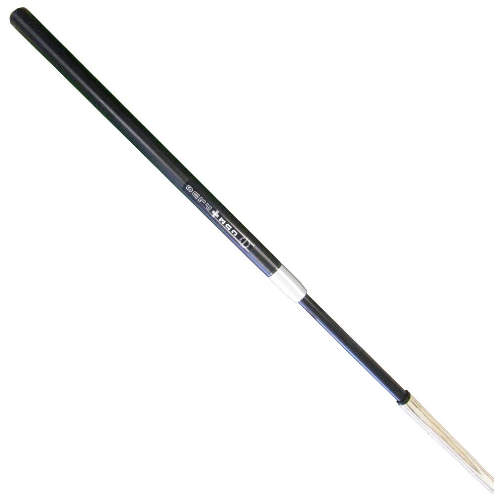 Extendable telescopic pool cue.