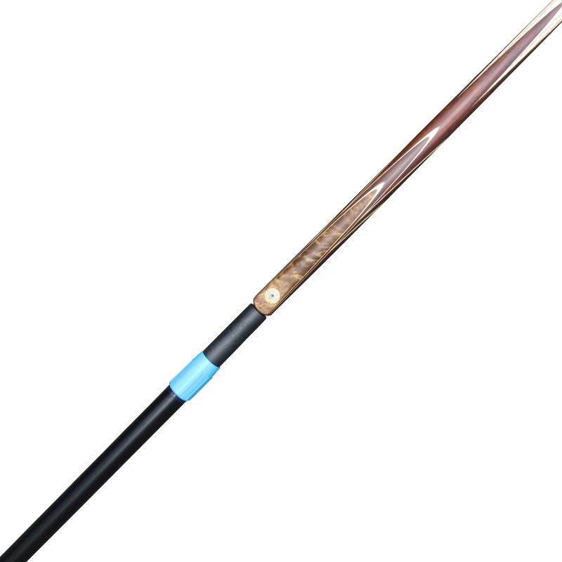 Exmoor 2 piece (mid-joint) hand spliced snooker cue with FREE mini-butt. - Image 5