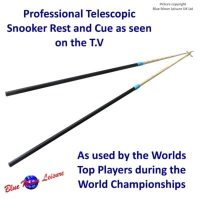 Reachmaster telescopic snooker rest and telescopic cue – Blue Moon Leisure