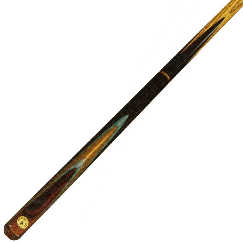 Hand spliced Ebony butt jointed Probutt 5 snooker cue. from Master cue.