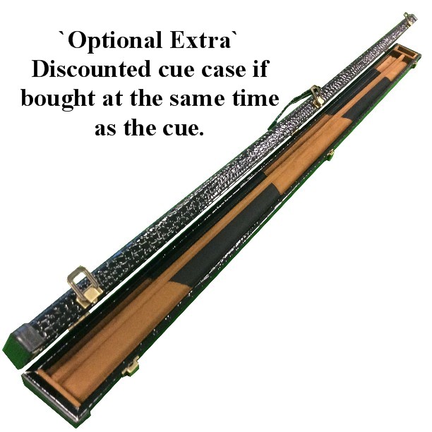 Butt jointed snooker and pool Cue case at discounted price