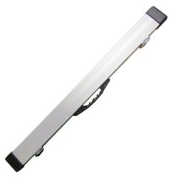 Silver 2 piece Aluminium snooker and pool Cue case.