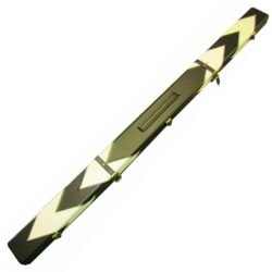 White Arrow leatherette cue case for butt jointed cue