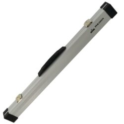Peradon silver aluminium 2 piece cue case