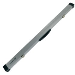 3 pc Silver aluminium snooker and pool cue case for butt jointed cues