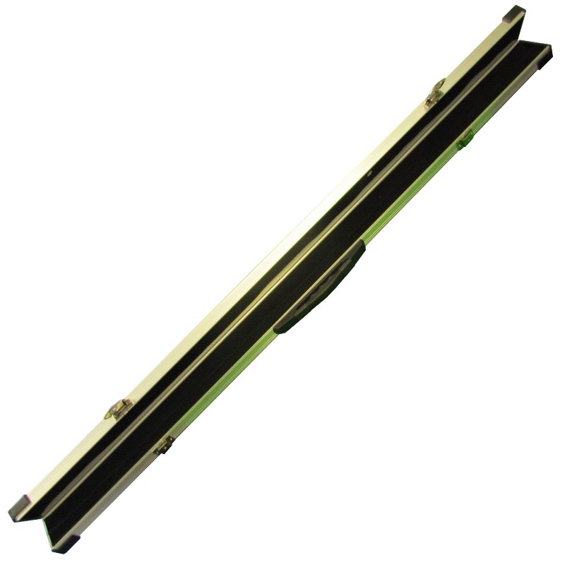 Silver 3pc Aluminium cue case for 3 piece butt jointed snooker or pool cues