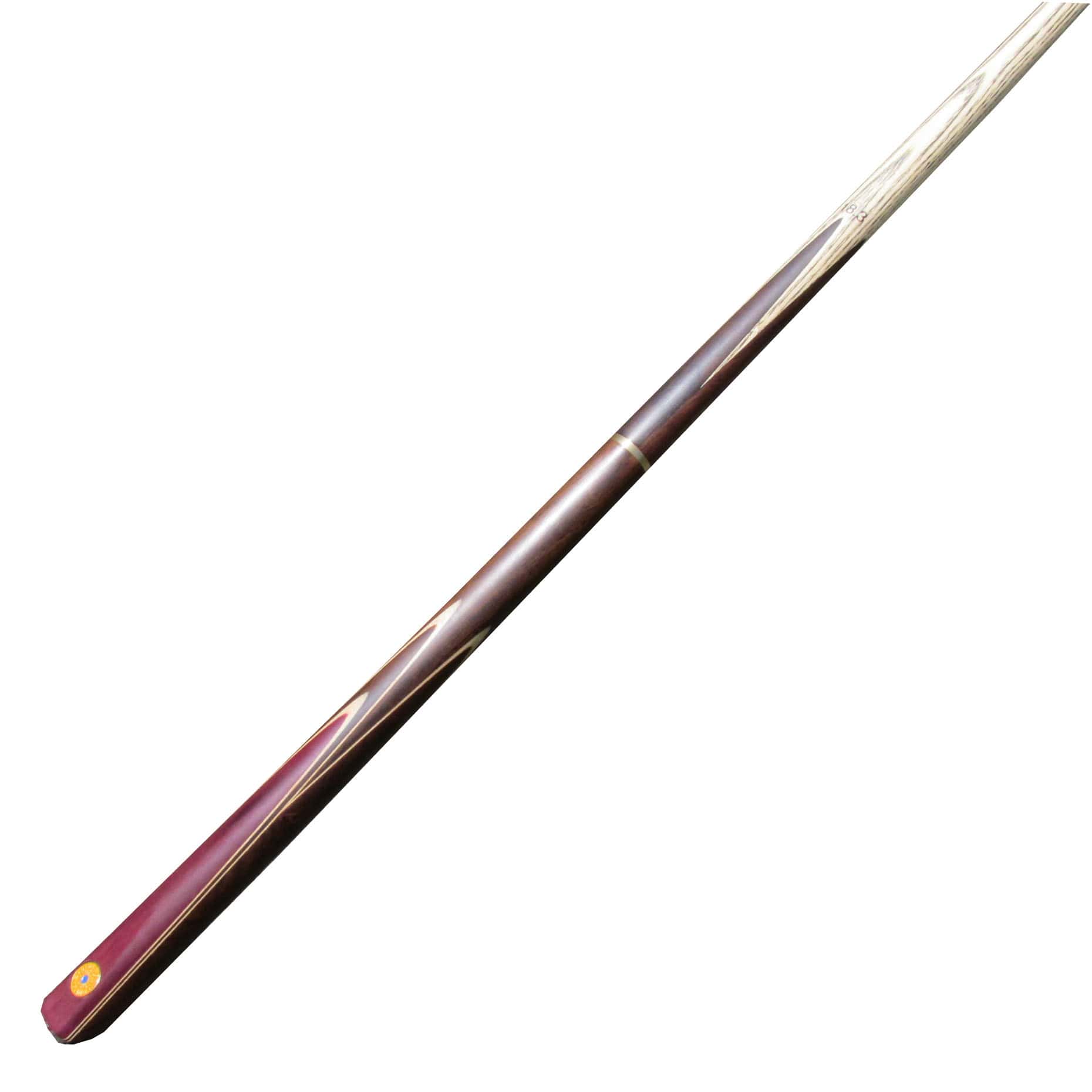 Handspliced butt of the Plymouth snooker and pool cue