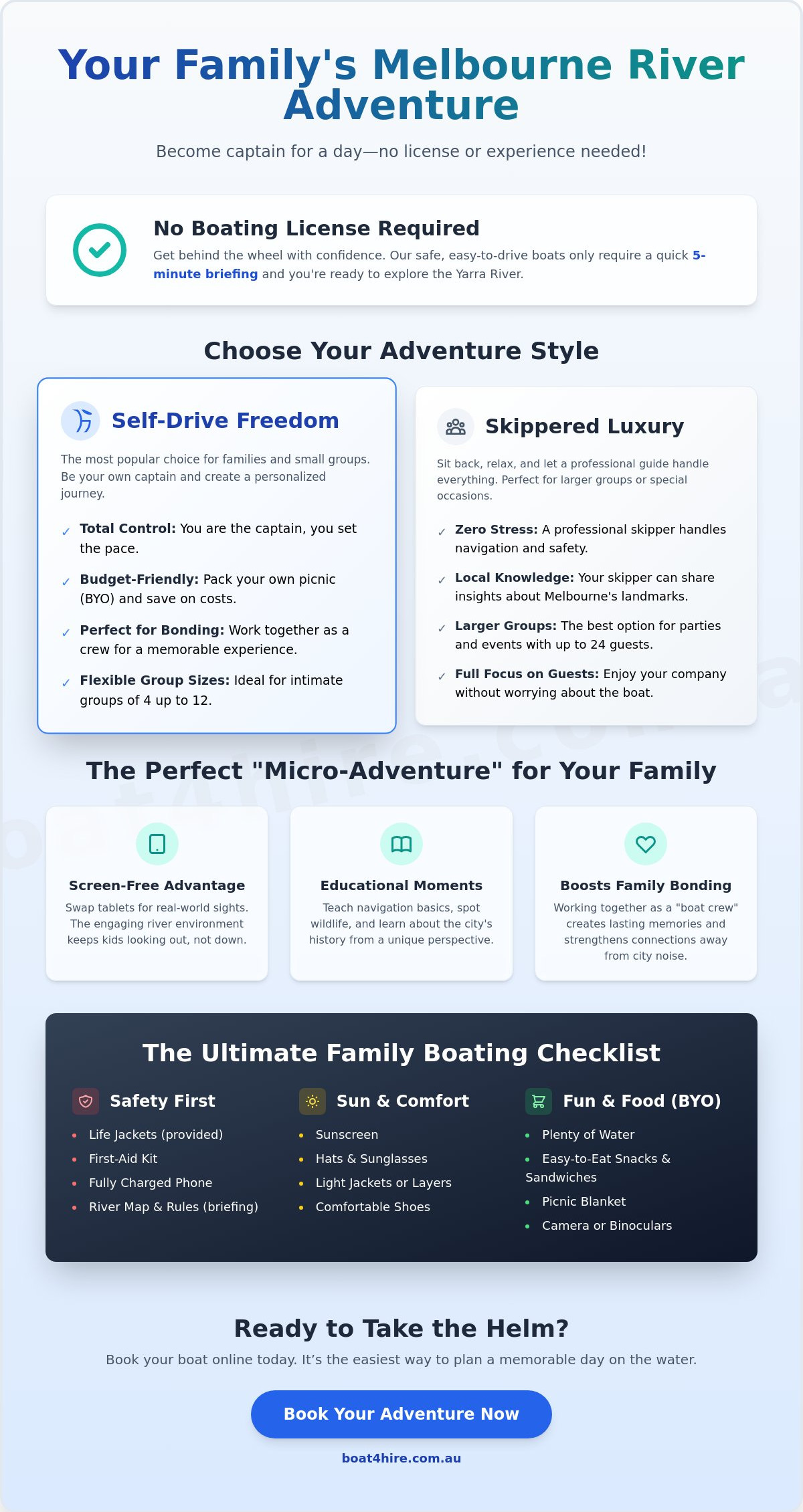 Family Friendly Boat Trips Melbourne: The Ultimate 2026 Guide to Water Adventures