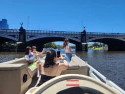 renating a boat on the yarra