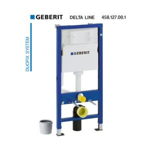 Καζανάκι Geberit Delta 458.127.00.1 Duofix Εντοιχιζόμενο Για Γυψοσανίδα 12cm Και Κρεμαστή Λεκάνη | ΜΠΟΥΓΙΟΥΚΟΣ | ΠΑΤΡΑ