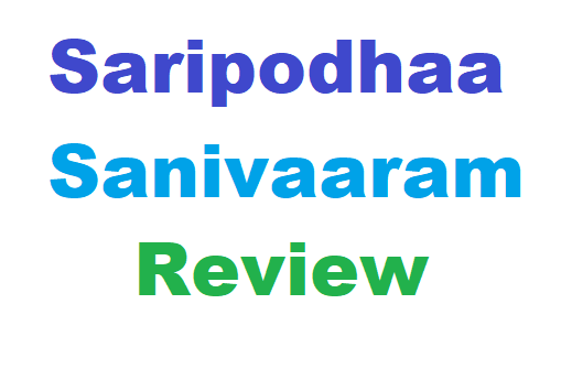 Saripodhaa Sanivaaram Review bsmaurya
