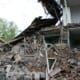 Vom Sturm zerstörtes Haus