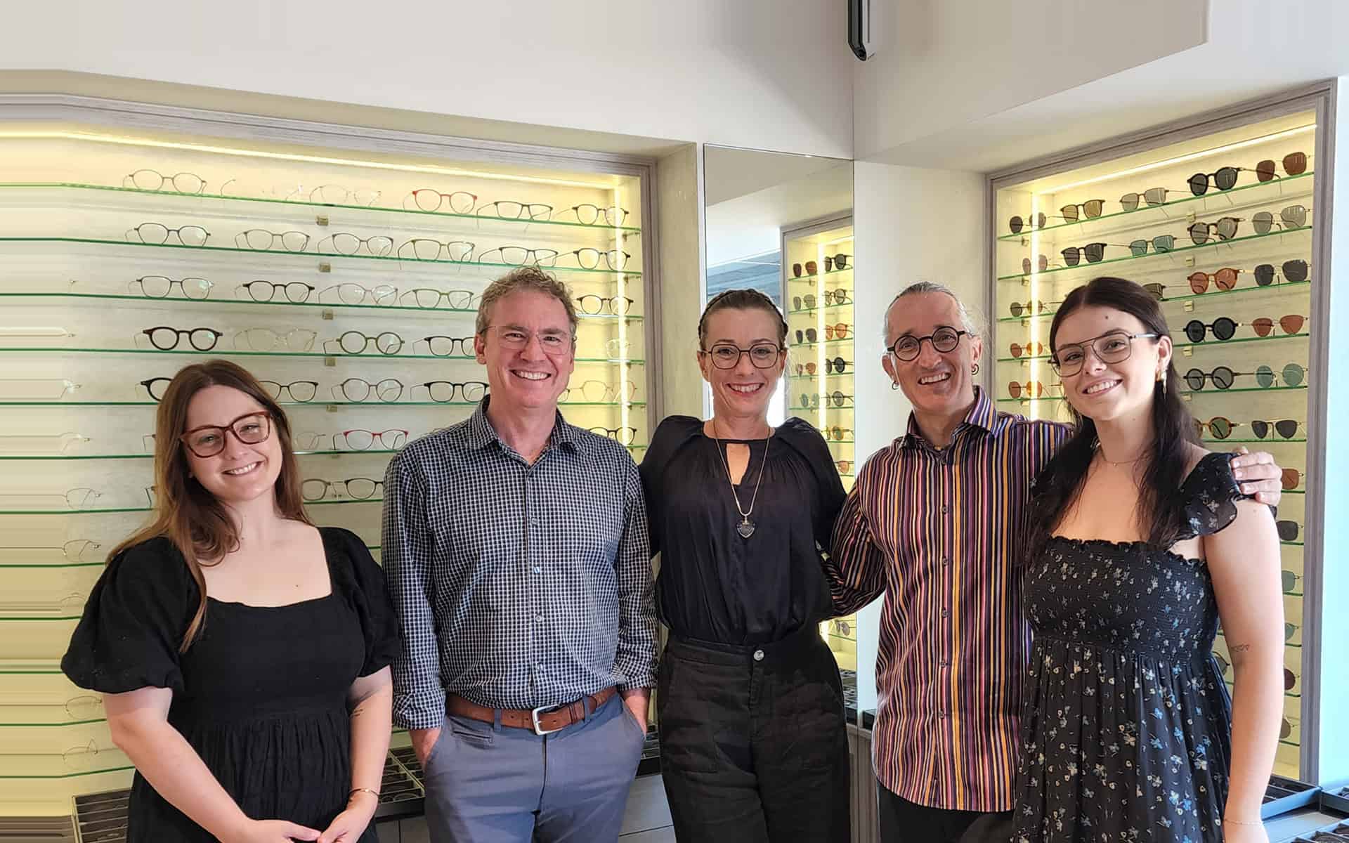 Byron Bay Eyecare team in the practice