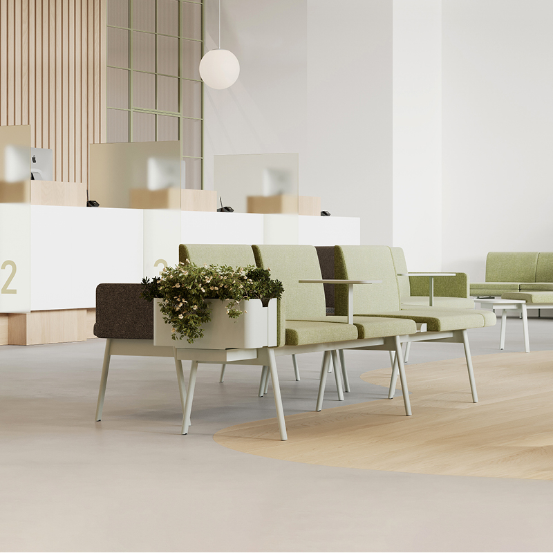Casala Riva, modular beam seating programme