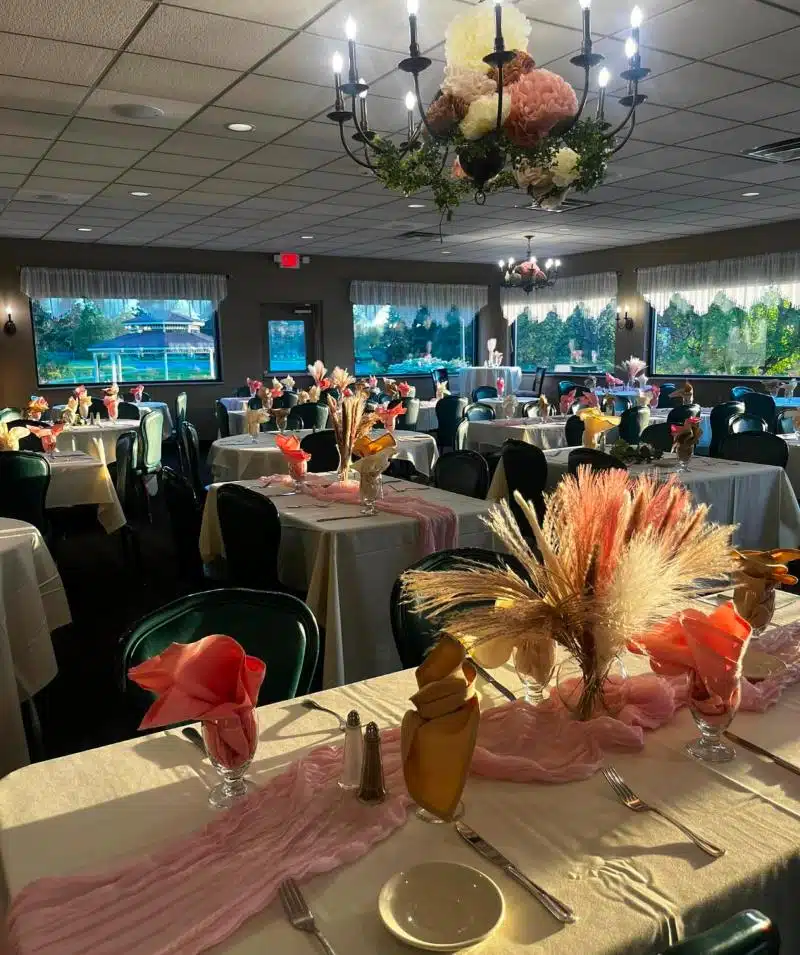 colorful strand like flowers on table in myers room