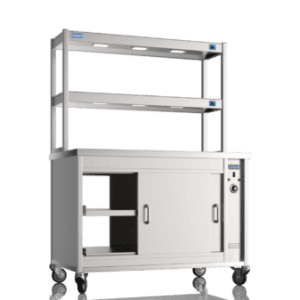 Nordstar Double Tier Gantry and Pass Through Hot Cupboard 1200