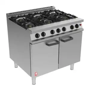 Falcon 6 Burner Dominator Plus Gas Oven Range G3101 with Castors