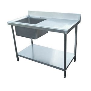 Infernus Stainless Steel Left or Right Drainer Sink – 120cm/48″