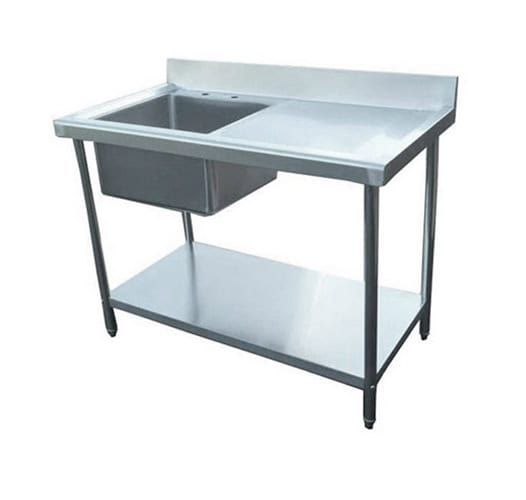 Infernus Stainless Steel Left or Right Drainer Sink – 120cm/48″