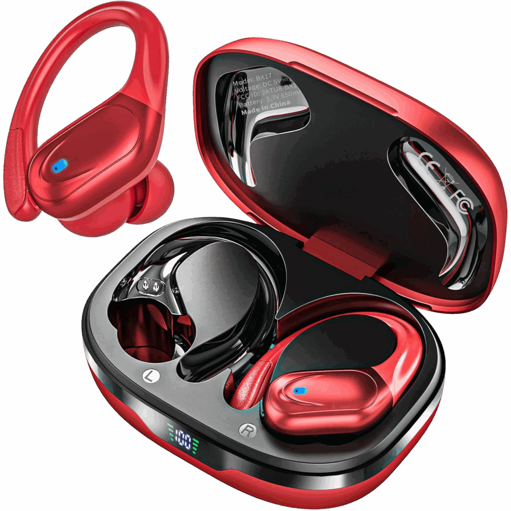 Catitru Wireless Earbuds Red