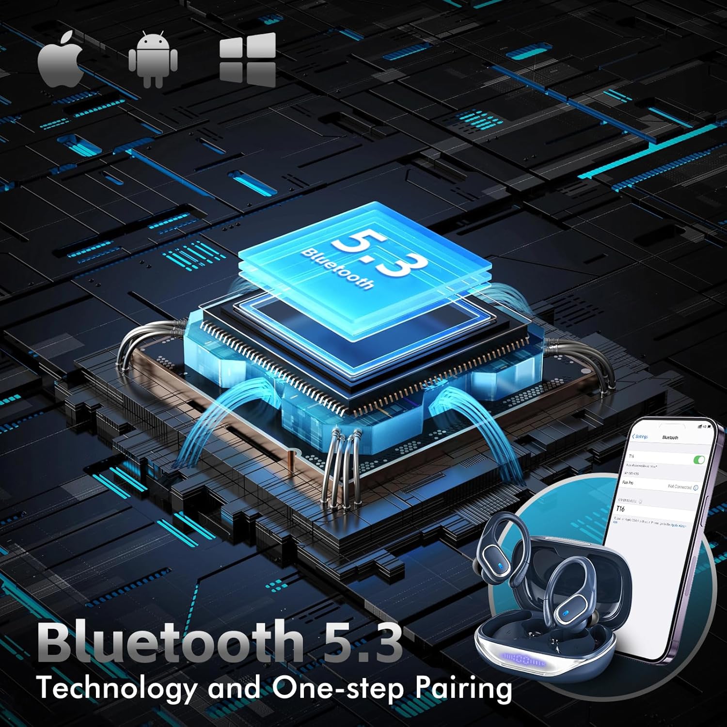 Earbuds Blue 3