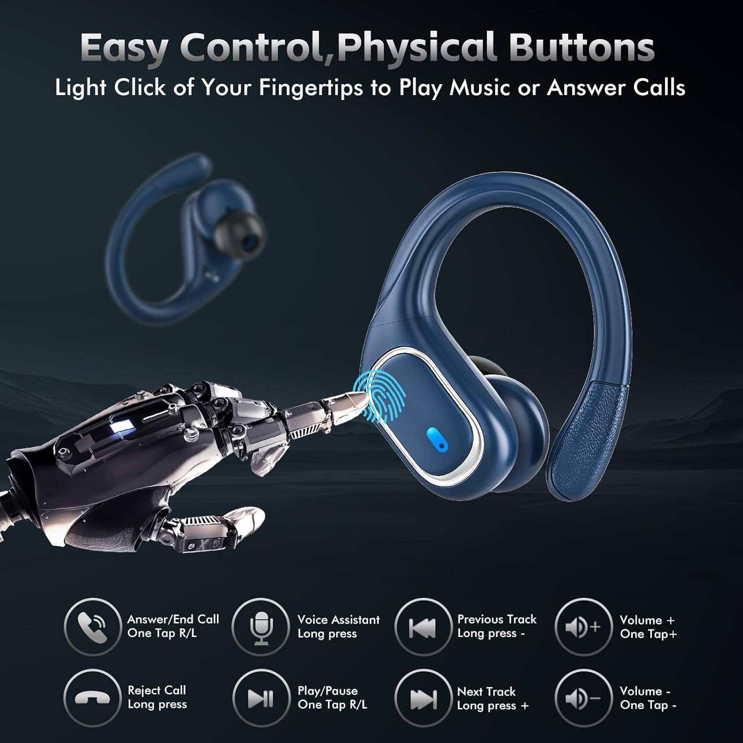 Earbuds Blue 6