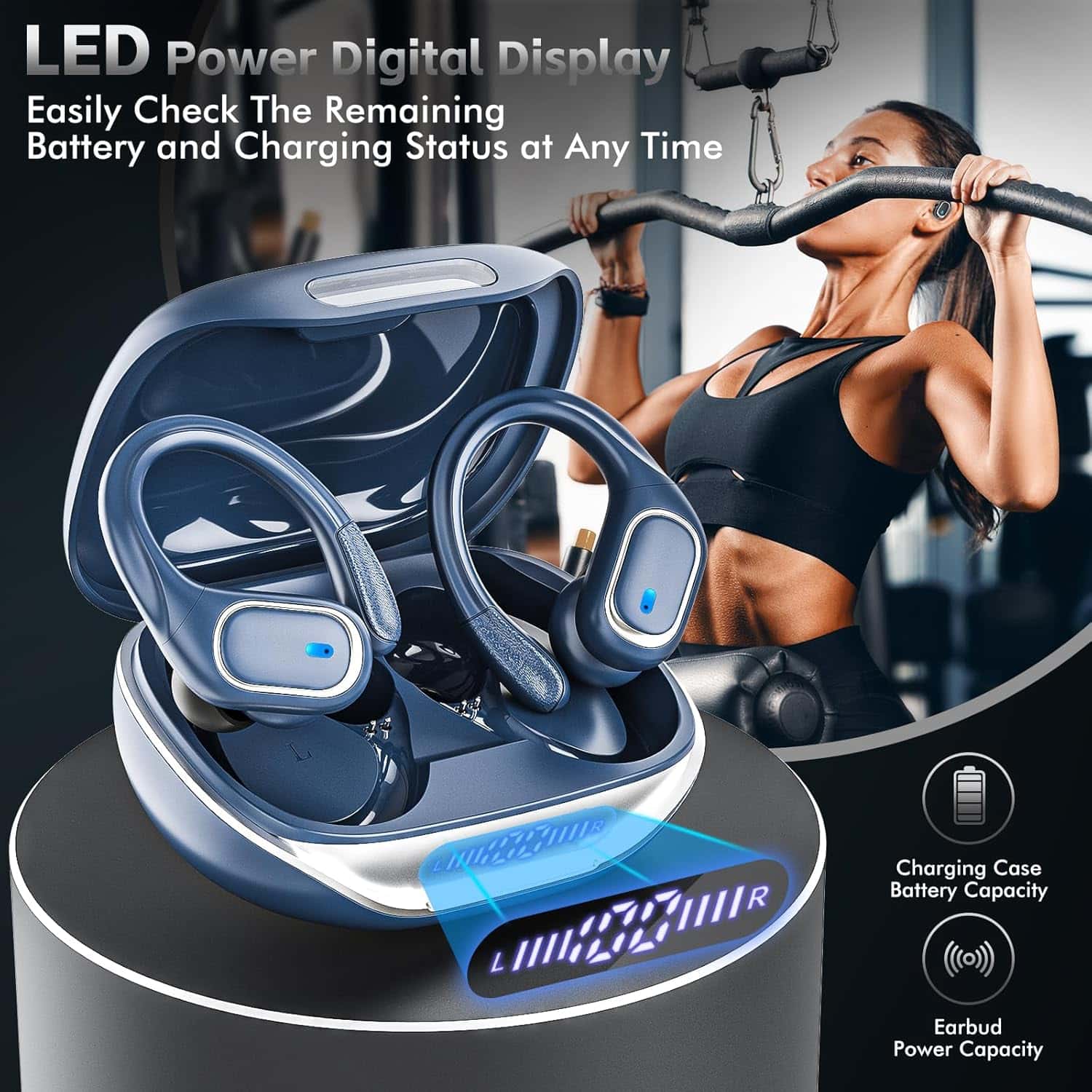 Catitru Wireless Earbuds Blue 2