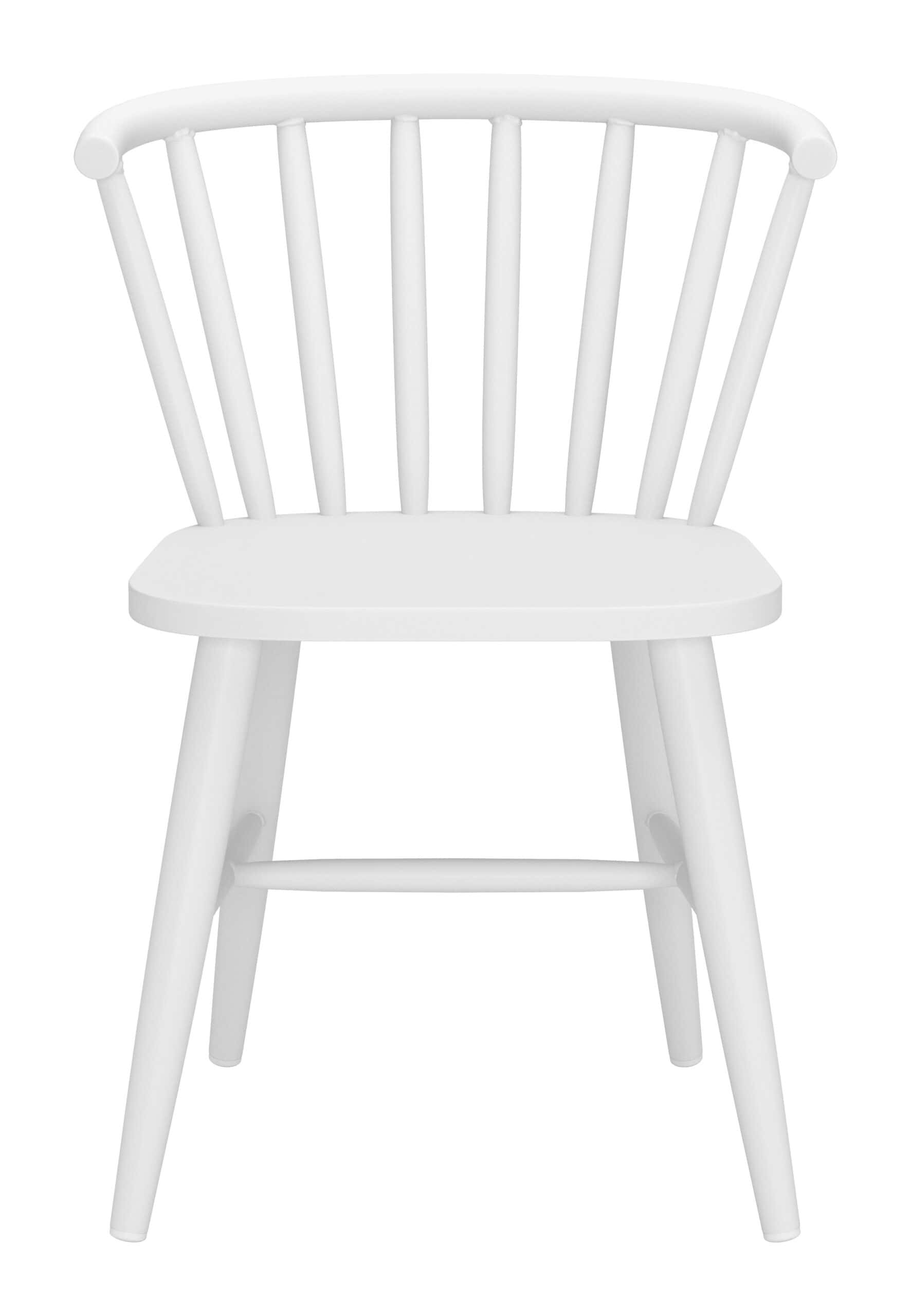Modern White Powder Coated Aluminum Dining Chair for Indoor Outdoor