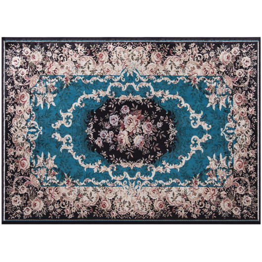 Vintage Non-Slip Area Rug with Durable, Soft Polyester Surface - Image 4