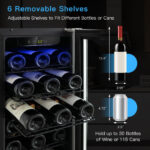 15 Inch Wine and Beverage Cooler with Temperature Memory