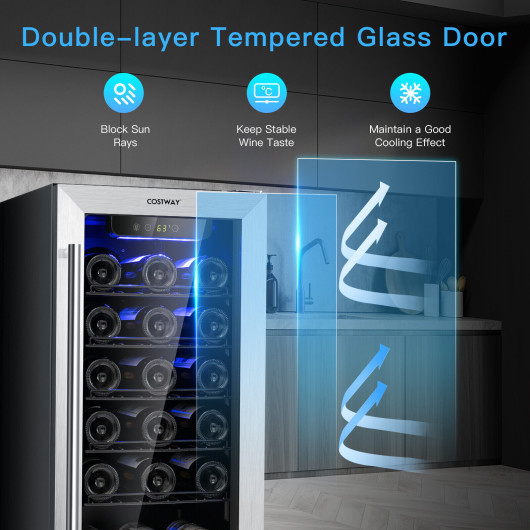 15 Inch Wine and Beverage Cooler with Temperature Memory - Image 5