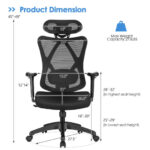 Ergonomic High Back Mesh Office Chair with Adjustable Lumbar Support