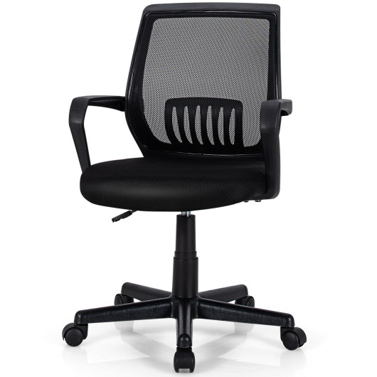 Ergonomic Mid-Back Mesh Office Chair with Lumbar Support - Image 4