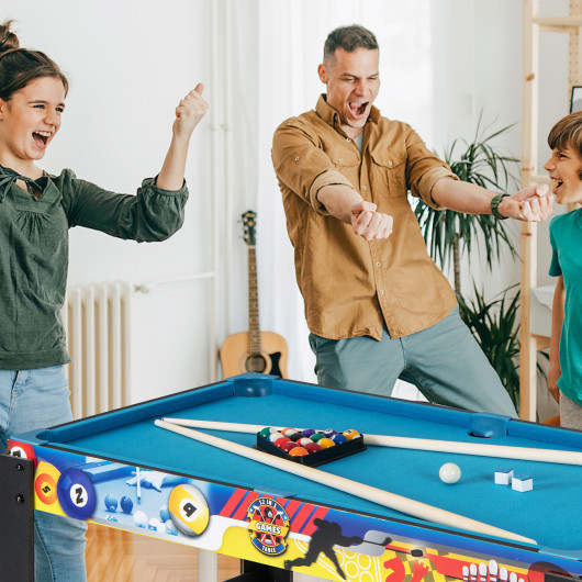 12-in-1 Space-Saving Multi-Game Table with Foosball and More