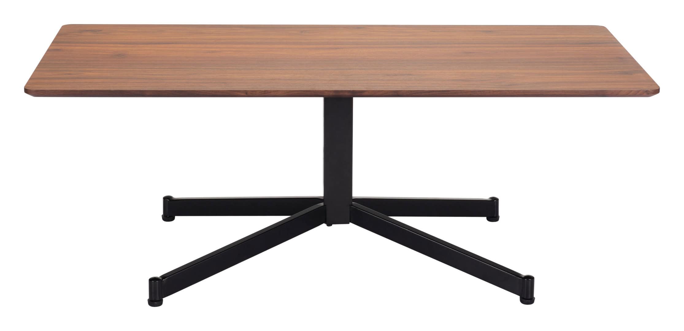 Adjustable Height Coffee Table with Laminate Top and Steel Base
