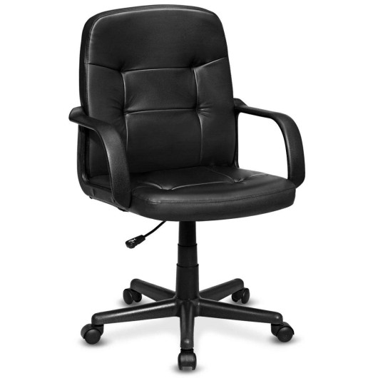 Ergonomic High Back Office Chair with Adjustable Height and Wheels