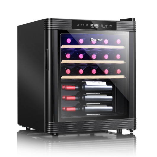 21 Bottle Wine Cooler with Digital Control and UV Protection