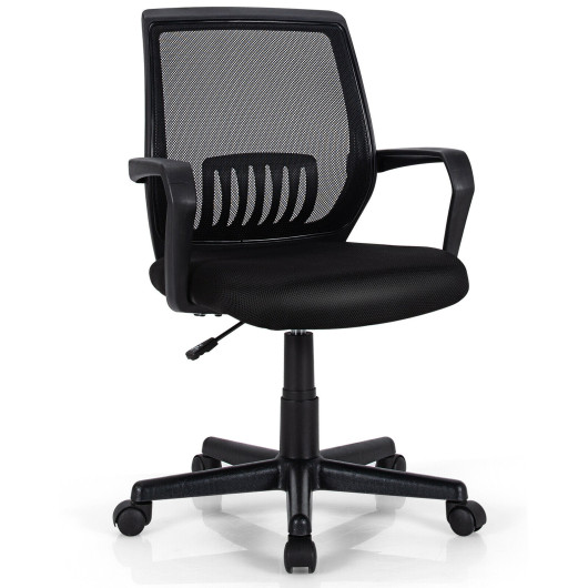 Ergonomic Mid-Back Mesh Office Chair with Lumbar Support - Image 3