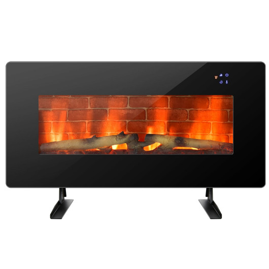 36 Inch Wall Mounted Electric Fireplace with Remote Control